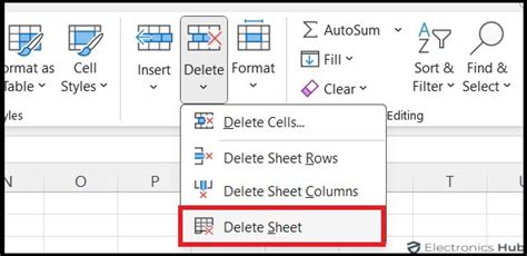 How To Delete A Sheet In Excel Riset