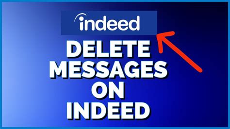 How To Delete Messages On Indeed