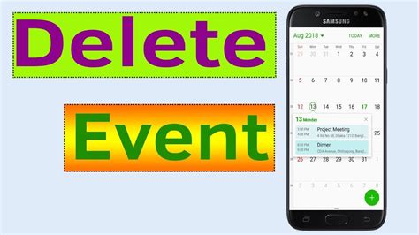 How To Delete S Planner Calendar Event On Samsung Galaxy Android Phone