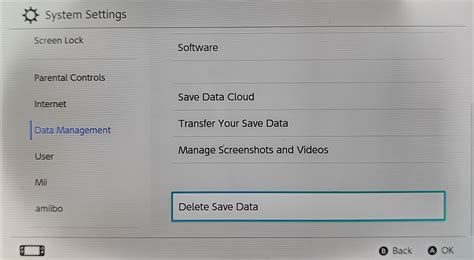 How To Delete Your Saved Game Data On Your NintendoSwitch Really Easy