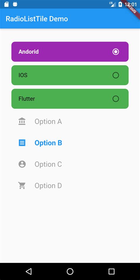 How To Design Custom Flutter Radio Button With Code Example