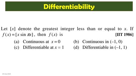 How To Determine If A Function Is Continuous And Differentiable Youtube
