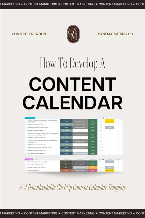 How To Develop A Content Calendar System Using ClickUp