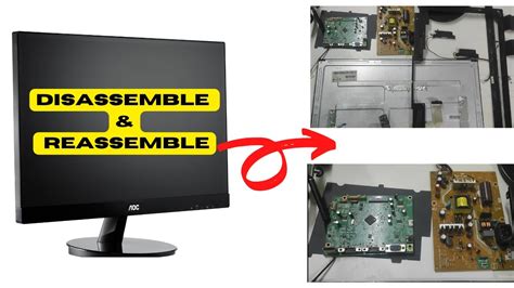 How To Disassemble A Monitor