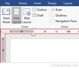 How To Display Ruler In Word MS Word Ruler Settings Ruler In Word