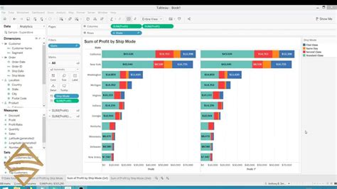 How To Display Total Of Each Bar On Stacked Bar Graph Tableau Software