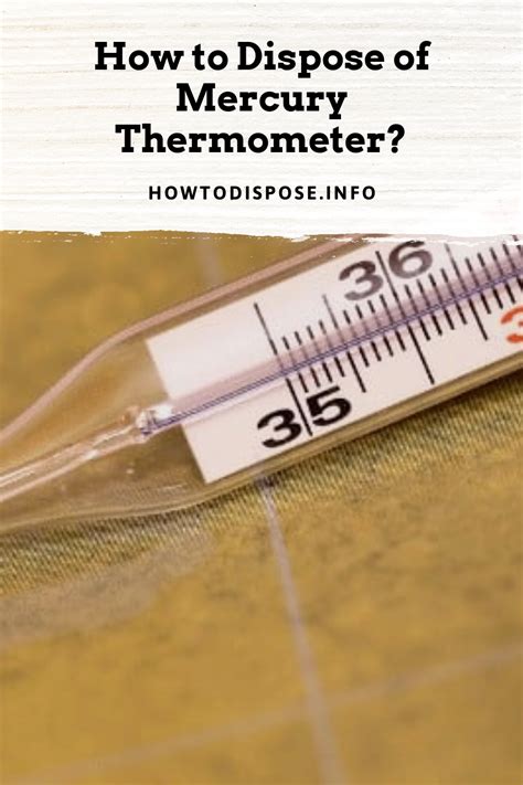 How To Dispose Of Mercury Thermometer - StuffSure