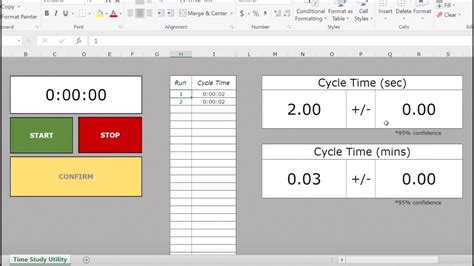 How To Do A Time Study In Excel Study Poster