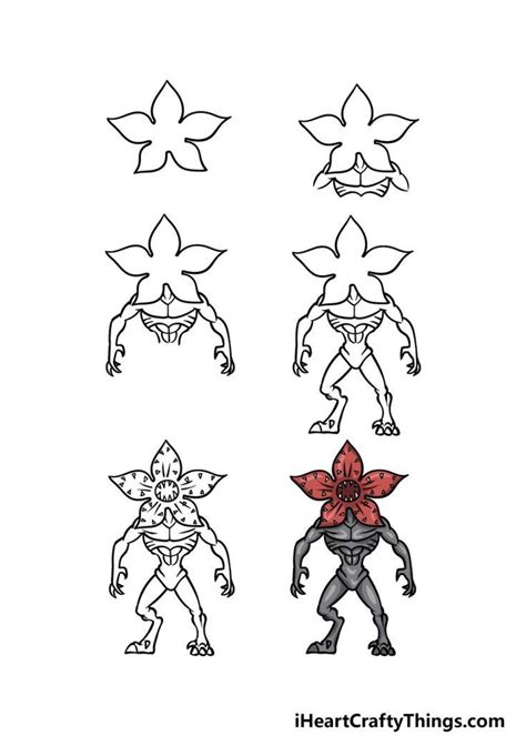 How To Draw A A Step by Step Guide Stranger Things Monster