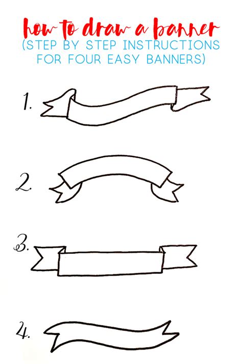 How To Draw A Banner