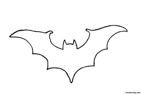 How To Draw A Bat Outline