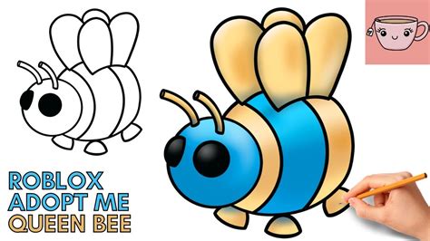 How To Draw A Bee From Roblox Adopt Me Step By Step YouTube