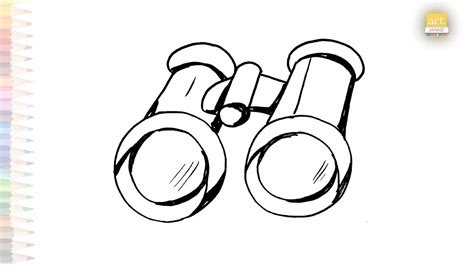 How To Draw A Binocular at How To Draw