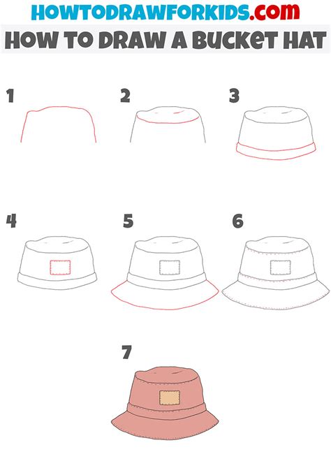 How To Draw A Bucket Hat at Drawing Tutorials