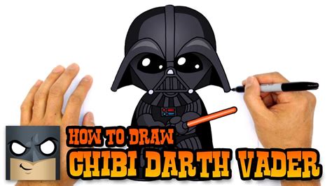 How To Draw A Cartoon Darth Vader - YouTube