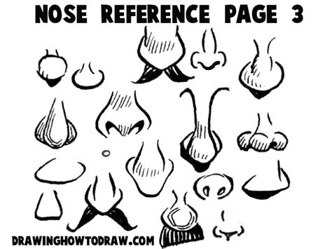 How To Draw A Cartoon Nose at Drawing Tutorials