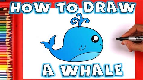 How To Draw A Cartoon Whale