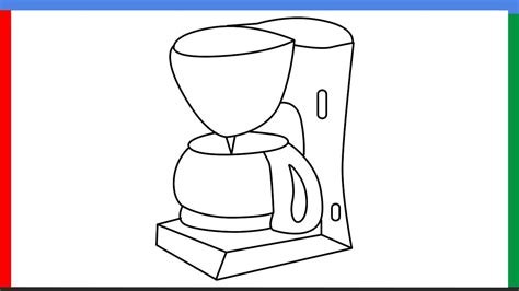 How To Draw A Coffee Maker