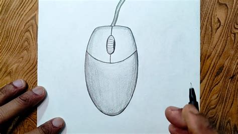 How To Draw A Computer Mouse Step By Step at Drawing Tutorials