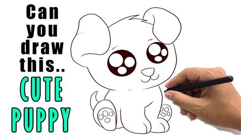 How To Draw A Cute Puppy