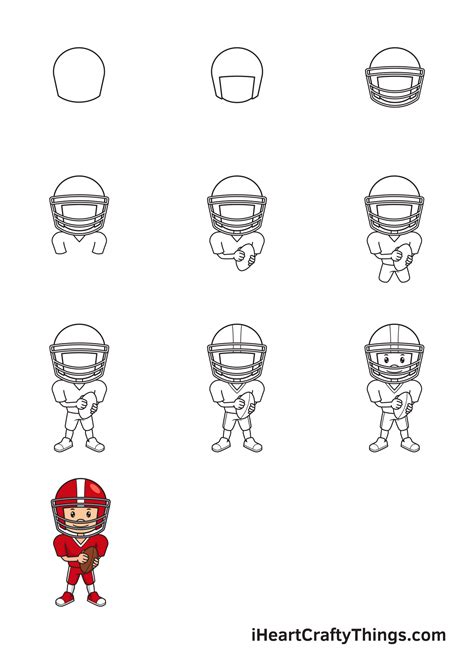 How To Draw A Football Player Step By Step Drawing Tu vrogue.co