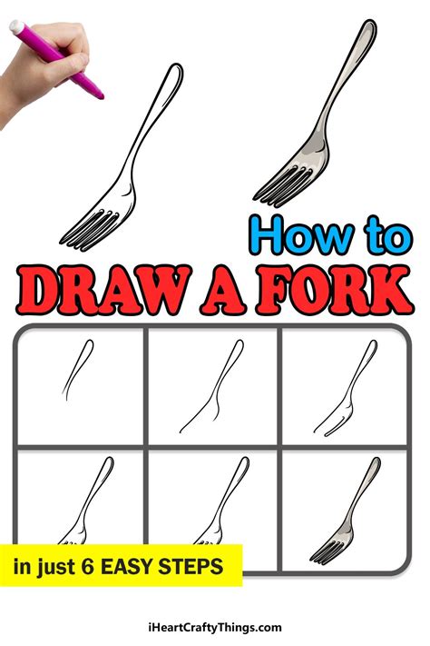 How To Draw A Fork at How To Draw