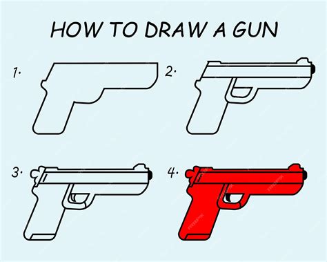 How To Draw A Gun Full Tutorial vrogue.co