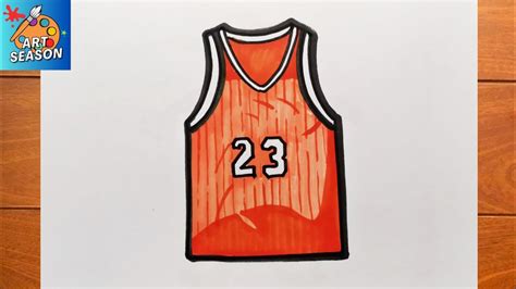 How To Draw A Jersey Basketba