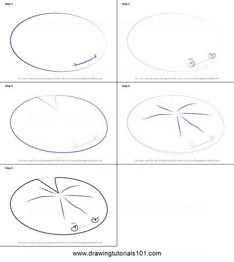 How To Draw A Lily Pad at Drawing Tutorials