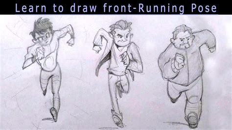 How To Draw A Male Running Pose Version 1 Draw It Too vrogue.co