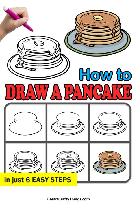 How To Draw A Pancake A Step by method Step GuideKHOA