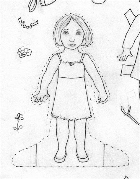 How To Draw A Paper Doll at Drawing Tutorials