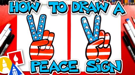 How To Draw A Peace Sign