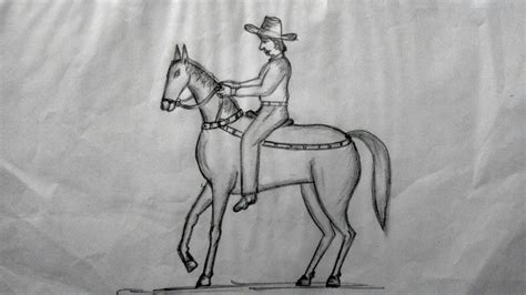 How To Draw A Person On A Horse