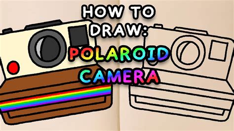 How To Draw A Polaroid Camera Step By Step