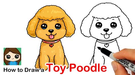 How To Draw A Poodle Step By Step Easy Draw easy