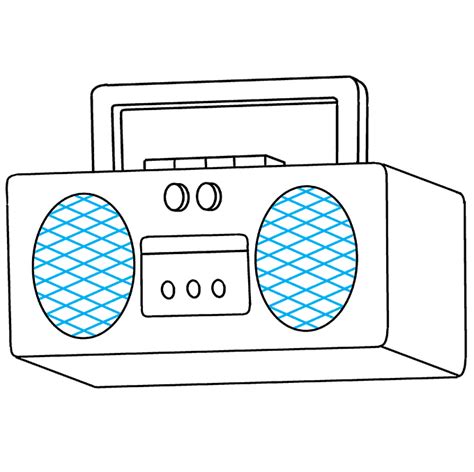 How To Draw A Radio Step By Step at Drawing Tutorials