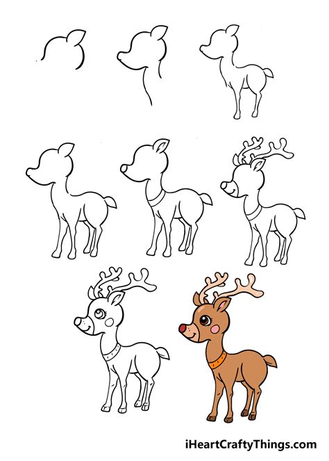 How To Draw A Raindeer