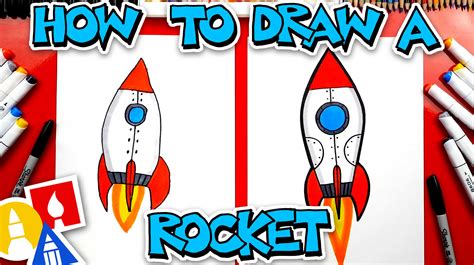 How To Draw A Rocketship