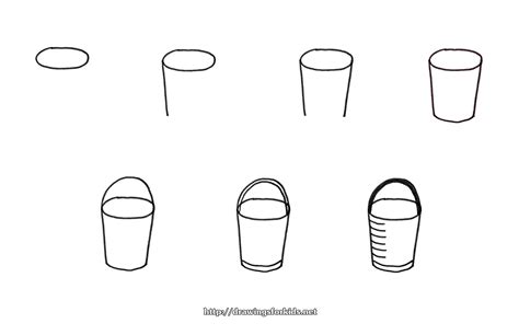 How To Draw A Sand Bucket Howto Draw