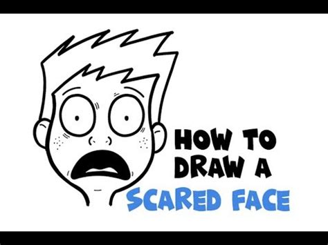 How To Draw A Scared Face Netwhile Spmsoalan