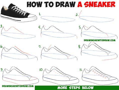 How To Draw A Shoe Easy at Drawing Tutorials