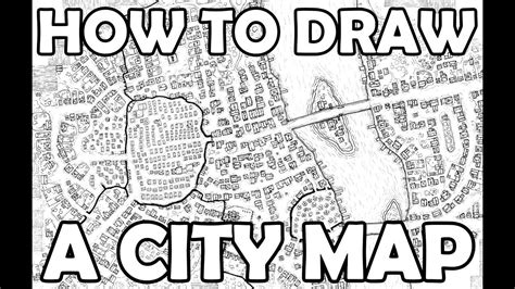 How To Draw A Simple City Map Learn how to draw a city in less than 1