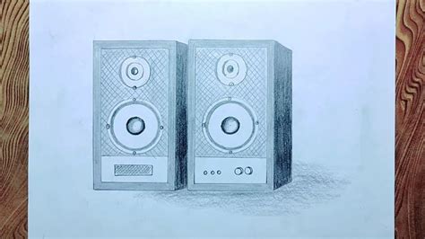 How To Draw A Speaker Easy