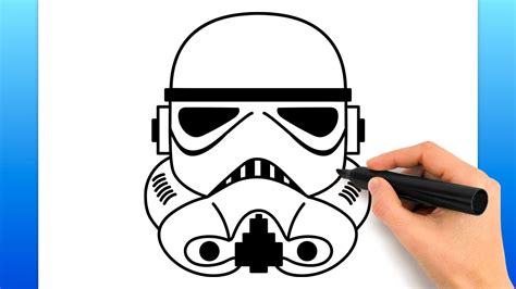 How To Draw A Stormtrooper (Easy Drawing Tutorial) YouTube