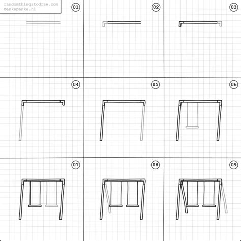 How To Draw A Swing Set Step By Step at Drawing Tutorials