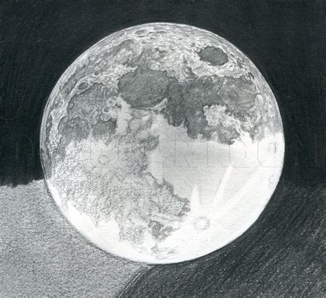 How To Draw A The Moon