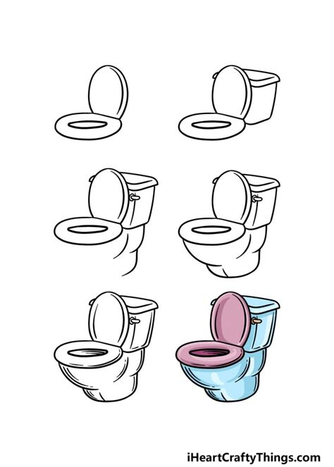 How To Draw A Toilet Step by Step - [8 Easy Phase]