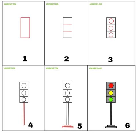 How To Draw A Traffic Light Step By Step at Drawing Tutorials