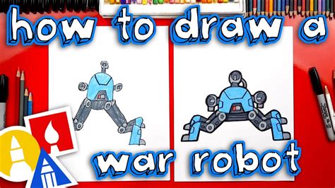 How To Draw A War Robot YouTube